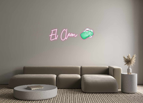 Neon personalizado: El Clean 🧼