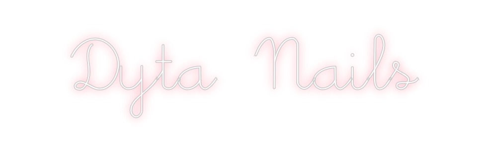 Neon personalizado: Dyta Nails