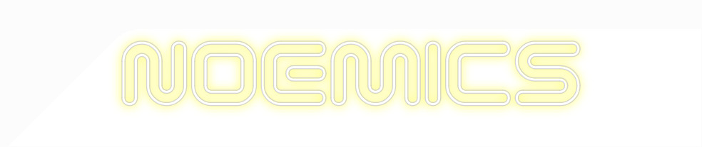 Neon personalizado: NOEMICS