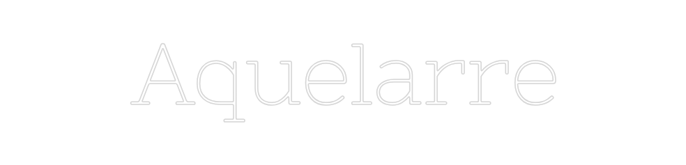 Neon personalizado: Aquelarre
