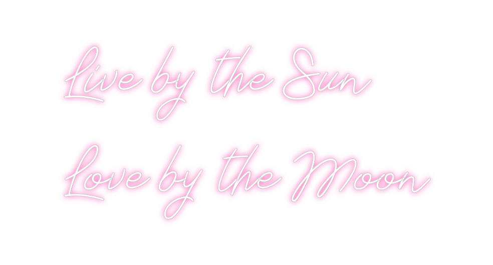Neon personalizado: Live by the S...