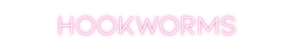 Neon personalizado: Hookworms