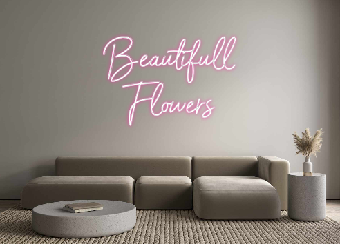 Neon personalizado: Beautifull
F...