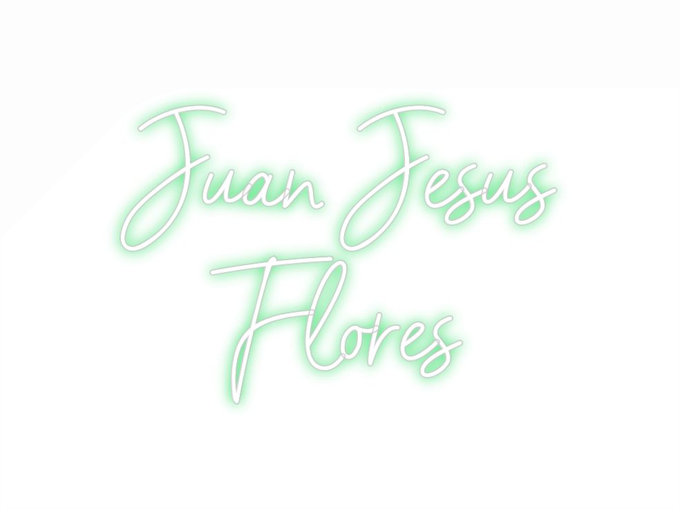Neon personalizado: Juan Jesus
F...