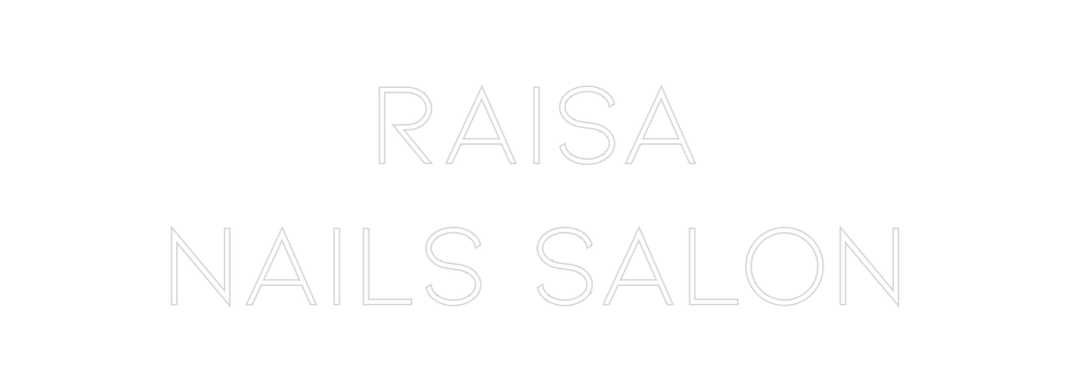 Neon personalizado: RAISA
nails ...