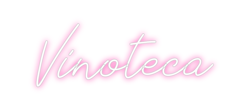 Neon personalizado: Vinoteca