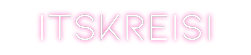 Neon personalizado: ITSKREISI