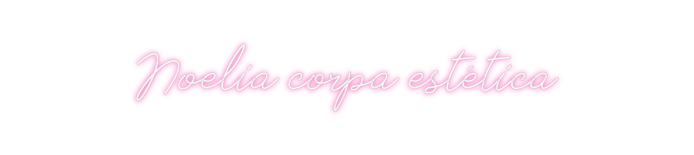 Neon personalizado: Noelia corpa ...