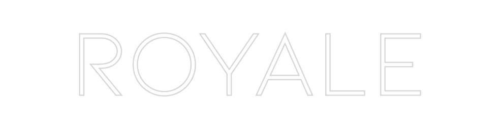Neon personalizado: Royale