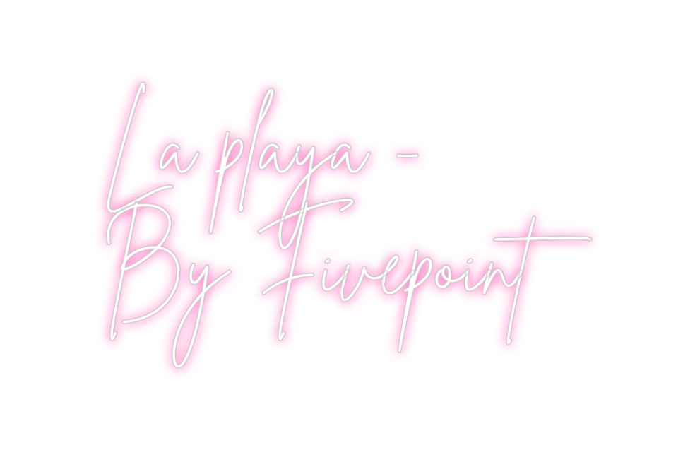 Neon personalizado: La playa - 
...