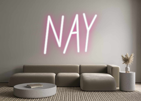 Neon personalizado: NAY