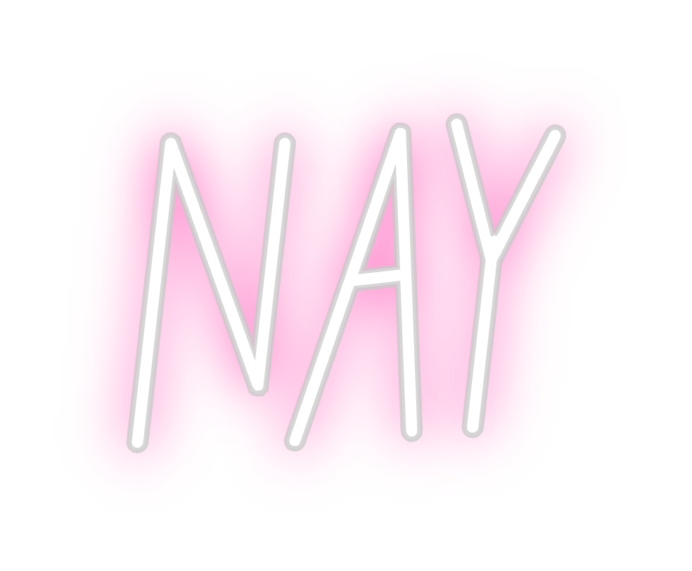 Neon personalizado: NAY