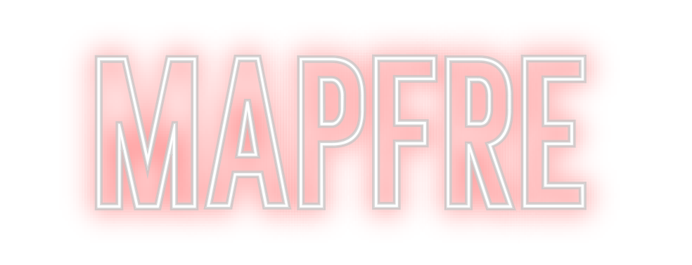 Neon personalizado: Mapfre