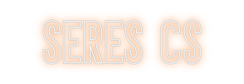 Neon personalizado: SERES CS