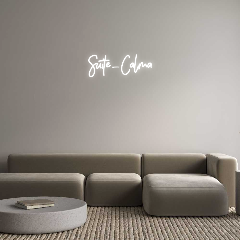 Neon personalizado: Suite_Calma