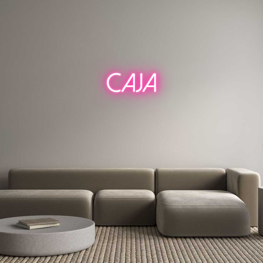 Neon personalizado: CAJA