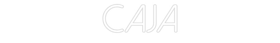Neon personalizado: CAJA