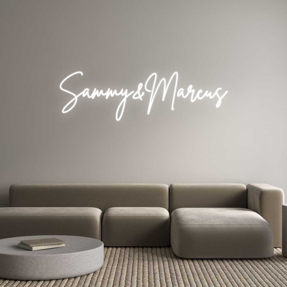 Neon personalizado: Sammy&Marcus
