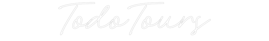 Neon personalizado: TodoTours