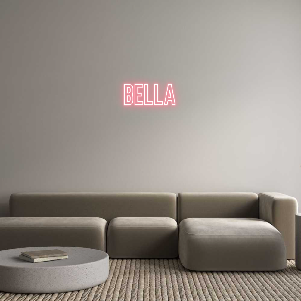 Neon personalizado: Bella