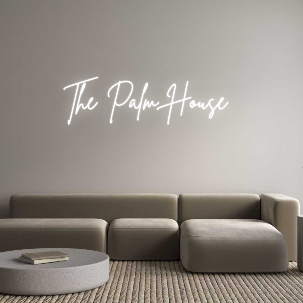 Neon personalizado: The Palm House