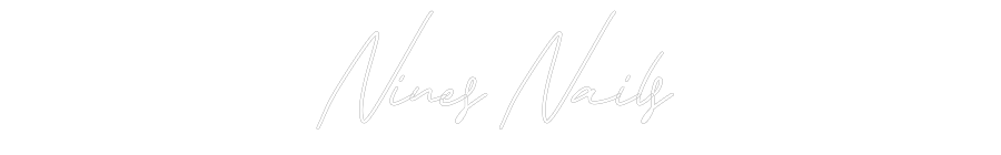 Neon personalizado: Nines Nails