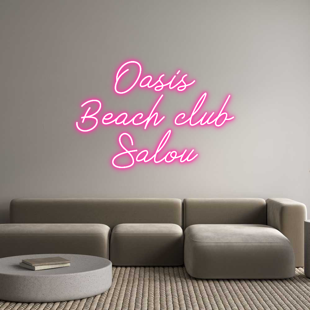 Neon personalizado: Oasis
Beach ...