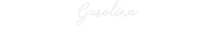 Neon personalizado: Gasolina