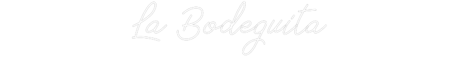 Neon personalizado: La Bodeguita