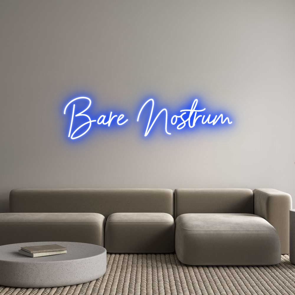 Neon personalizado: Bare Nostrum