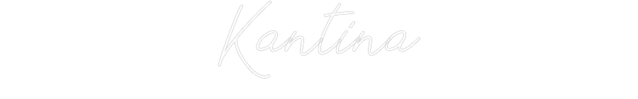 Neon personalizado: Kantina