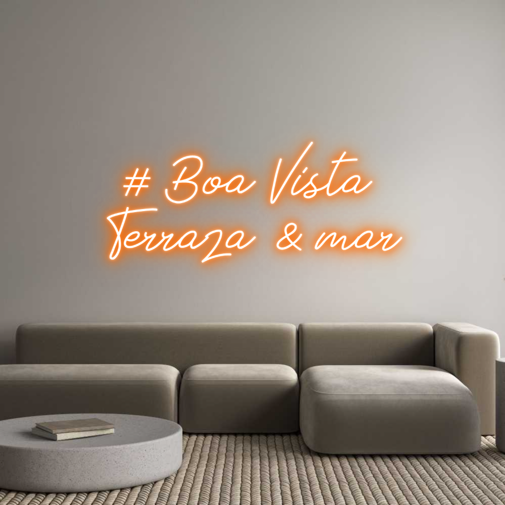 Neon personalizado:  # Boa Vista...