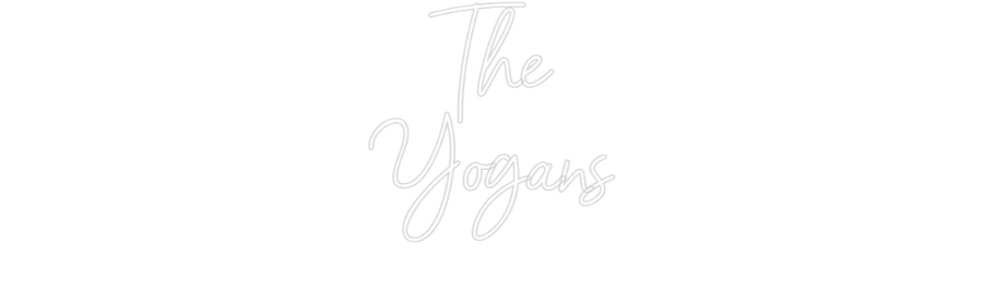 Neon personalizado: The
Yogans