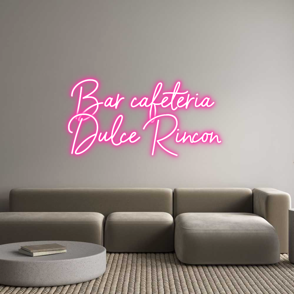 Neon personalizado: Bar cafetería...
