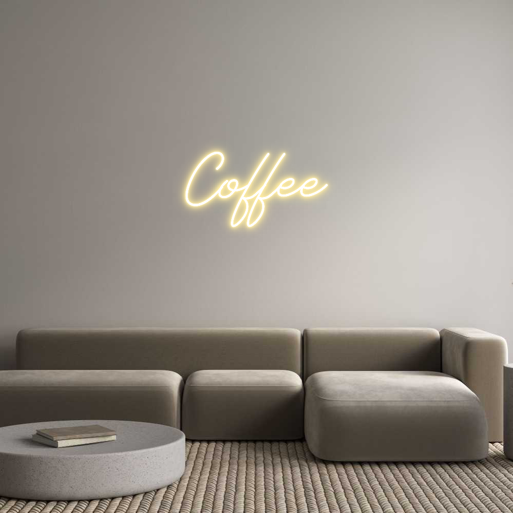 Neon personalizado: Coffee