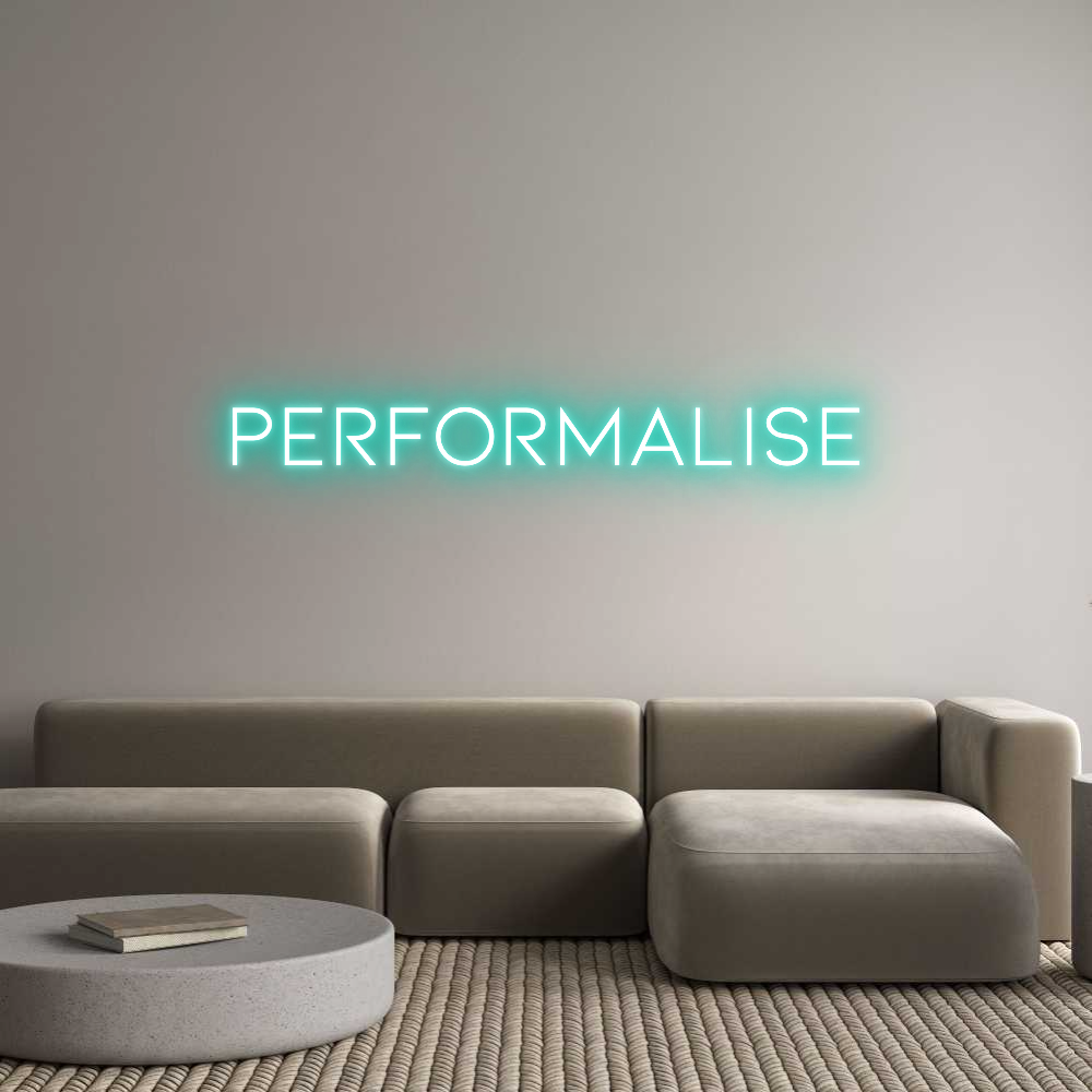 Neon personalizado: Performalise