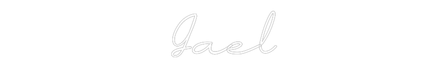 Neon personalizado: Gael