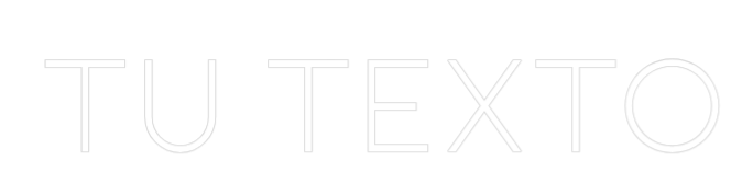 Neon personalizado: Tu texto