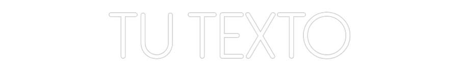 Neon personalizado: Tu texto