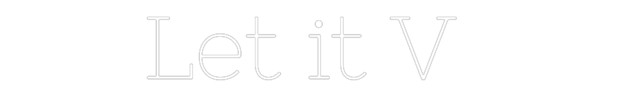 Neon personalizado: Let it V