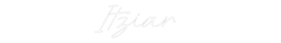 Neon personalizado: Itziar