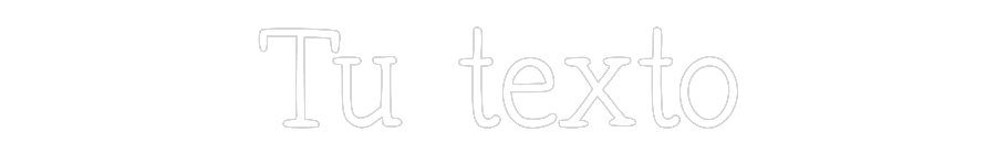 Neon personalizado: Tu texto