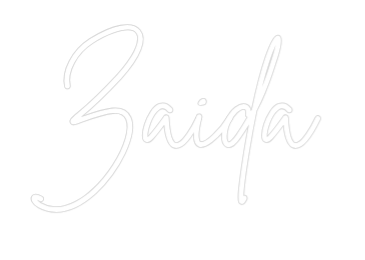 Neon personalizado: Zaida