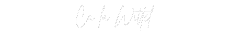 Neon personalizado: Ca la Wittel
