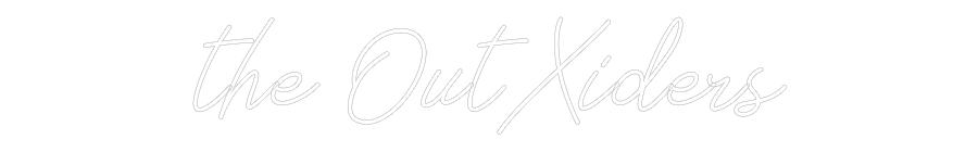 Neon personalizado: the OutXiders