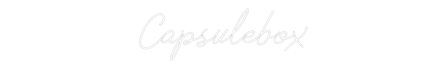 Neon personalizado: Capsulebox