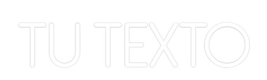 Neon personalizado: Tu texto