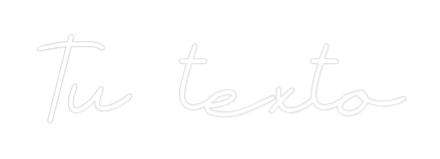 Neon personalizado: Tu texto