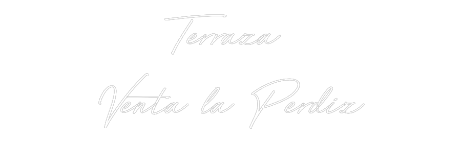 Neon personalizado: Terraza 
Ven...