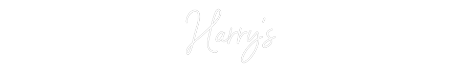 Neon personalizado: Harry's